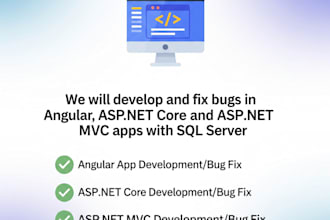 professionally fix bugs and develop your web app