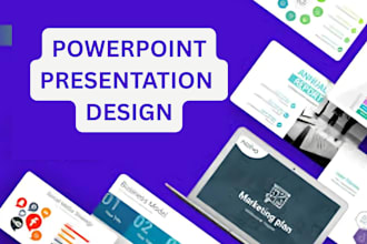 design a stunning powerpoint, pitch deck, google slides or canva presentation