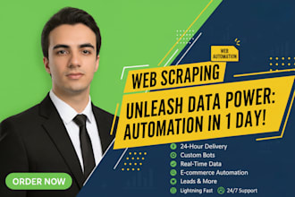 build powerful python web scraping tools for data extraction and automation