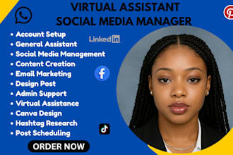 be your longterm personal admin executive virtual assistant social media manager