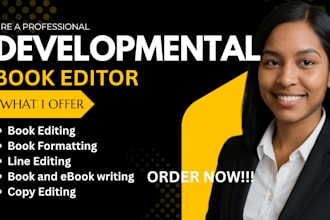 be developmental book editor for romance dystopian science fiction fantasy