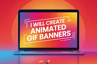 design animated banner, logo, gif display ads, and social media