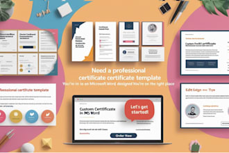 create custom certificate templates in microsoft word