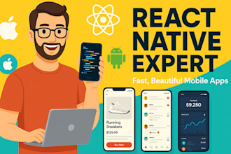 develop fast scalable and custom react native mobile apps