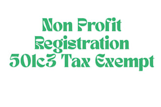 do non profit registration, 501c3 tax exempt