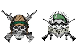 design professional army and military logo within 10 hours