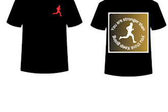 design fitness and motivational tshirt with powerful quotes