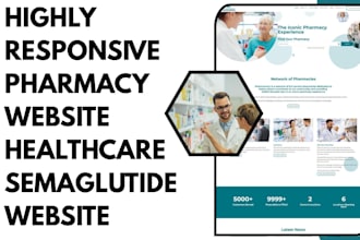 design medical,healthcare,website pharmacy website,pharmacy semaglutide website