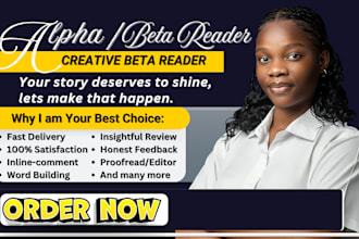 beta read or alpha read fantasy science literary fiction romance mystery novel