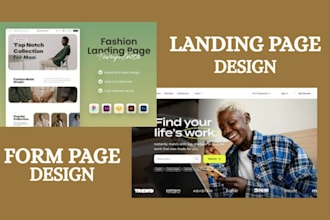 do wix wordpress elementor shopify gohighlevel landing page squeeze page design