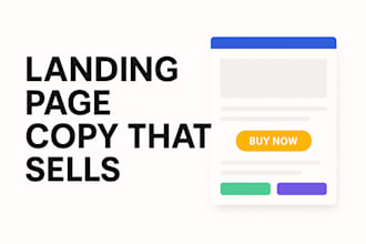 write high converting landing page, email, content copy