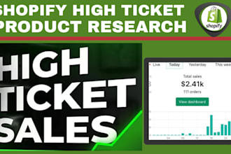 do high ticket winning product research for dropshipping profitable niches