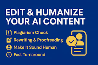 humanize your ai content and proofread