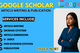 write and publish your research article in high index journals on google scholar