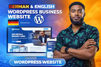 create german wordpress website business website wordpress website in english