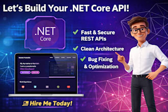 develop secure asp net core web API with clean architecture