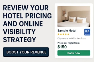 review your hotel pricing and online visibility strategy