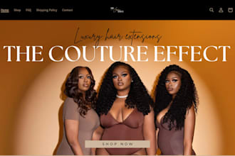 design hair extension website hair extension store