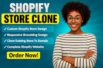 clone, copy, redesign shopify store revamp store, duplicate dropshipping website
