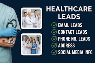 do restaurant, hotel, healthcare, medical leads and email search