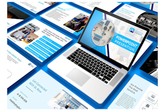 design a professional corporate powerpoint presentation business pitch proposal