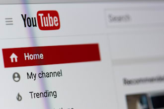 create and set up your modern youtube channel with logo, banner, intro, outro