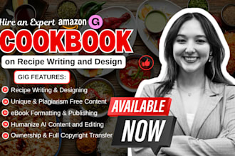 create cookbook recipe book food recipe cooking recipe kdp recipe meal plan diet