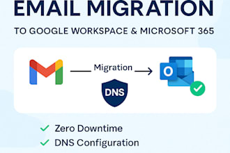 migrate your email to google workspace or microsoft 365 with zero downtime