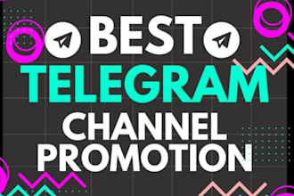 do fast organic telegram channel promotion and growth