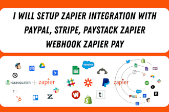setup zapier integration with paypal stripe paystack square wave zapier webhook