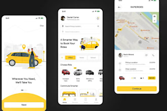 develop taxi booking app uber clone app rideshare app gojek app booking website