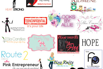 create a unique logo for your business company branding or personal use