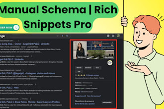 setup schema markup, advance rich snippets, and structured data
