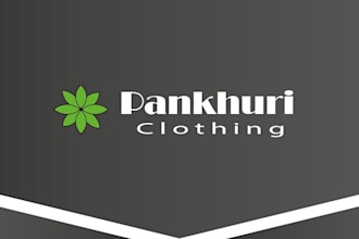 create a modern logo and professional business card for brand identity