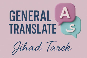 professionally translate from english and italian to arabic vice versa