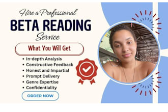 proofread and beta read your manuscript quickly