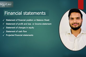 prepare income statement, profit and loss, financial statements