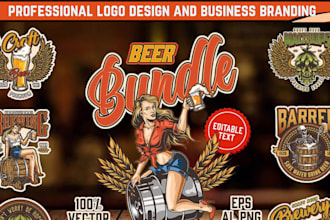 create minimalist business logo design, brand identity kit and brand style guide