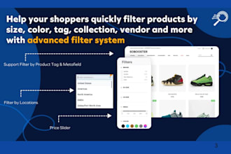 set up shopify metafields and advanced product filters for your store