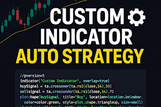 develop your tradingview indicator or strategy in pinescript