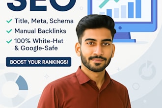 do complete on page and off page SEO with manual backlinks
