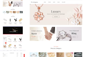 design jewelry website, jewelry, jewelry store, jewelry shopify website