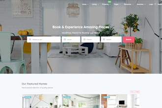 create airbnb website vacation rental website travel website hotel booking