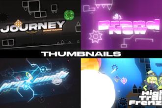 design you a geometry dash thumbnail