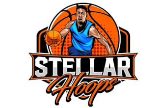 design modern basketball logo with unlimited revisions