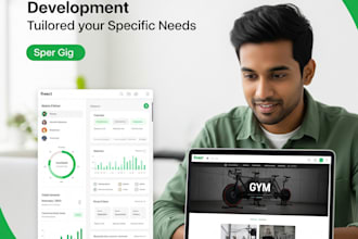 build a custom web app dashboard or admin panel