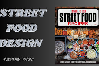 design street food cart menu design restaurant menu food stall food stand