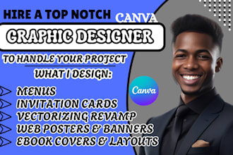do any canva graphic design photo editing logo creation digital art flyer