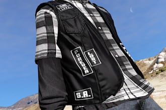 create custom fivem clothing kuttes mc, mc vest, biker clothing