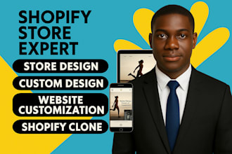 clone, redesign, duplicate any shopify store professionally